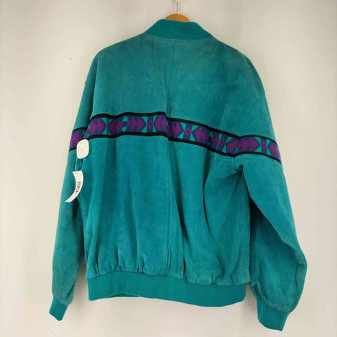 MESA RIDGE  ネイティブ柄ライン ピグスキンジップアップブルゾン YKK メンズ import:L